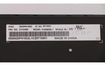 Lenovo 01HX490 Interne Tastatur, Koreanisch, Hintergrundbeleuchtung