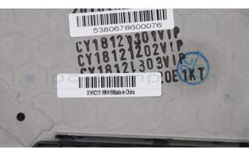 Lenovo 01HY213 COVER, C cover with FPR Black