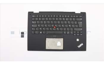 Lenovo 01HY811 C-Abdeckung mit Tastatur, Französisch, Schwarz, Hintergrundbeleuchtung