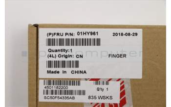 Lenovo 01HY961 SYN Touch FPR,Card,BK,JYT