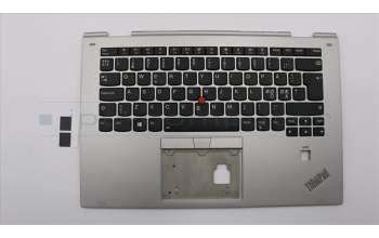 Lenovo 01LV027 C-cover, KBD, DFN+FUYU, NRD, SLV