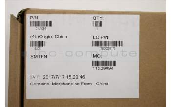 Lenovo 01LV284 KBD,Bezel,DK,FPR,NFC,BK,CHY