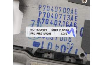 Lenovo 01LV296 MECH_ASM KBD,Bezel,DE,FPR,NFC,BK,CHY