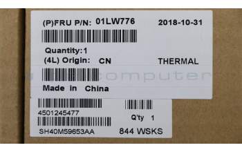 Lenovo 01LW776 Thermal Module,UMA