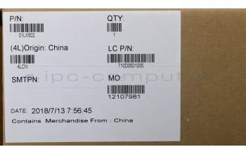 Lenovo 01LX502 MECH_ASM KBD,Bezel,BE,FPR,BK,CHY