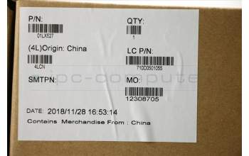 Lenovo 01LX527 MECH_ASM KBD,Bezel,NRD,FPR,BK,CHY
