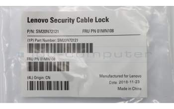 Lenovo 01MN108 MECH_ASM Cable Lock,Kensington