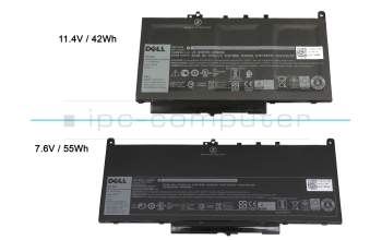 01W2Y2 original Dell battery 55Wh 7.6V