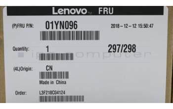 Lenovo 01YN096 MECHANICAL FPR,BK,JYT