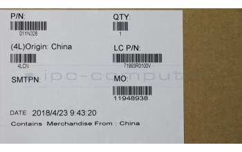 Lenovo 01YN328 NB_KYB FRU COMO FL.CHY,KB,SV,GB