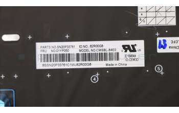 Lenovo 01YP050 NB_KYB FRU COMO SK,CHY,KB-BL,BK,ES