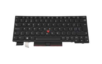 01YP066 original Lenovo keyboard CH (swiss) black/black with backlight and mouse-stick