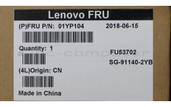 Lenovo 01YP104 Interne Tastatur, Slowenisch, Schwarz, Nicht beleuchtet