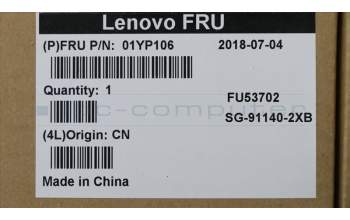 Lenovo 01YP106 NB_KYB FRU COMO SK,LTN,KB,BK,CH