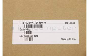 Lenovo 01YP174 Interne Tastatur, Hebräisch, Schwarz, Nicht beleuchtet