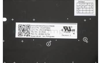 Lenovo 01YP221 NB_KYB FRU COMO SK,PMX,KB-BL,BK,PT