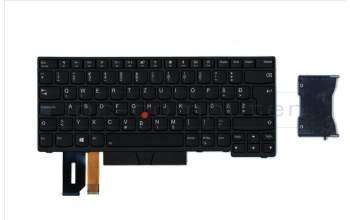 Lenovo 01YP304 NB_KYB FRU COMO FL,CHY,KB-BL,BK,SI