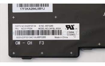 Lenovo 01YP304 NB_KYB FRU COMO FL,CHY,KB-BL,BK,SI