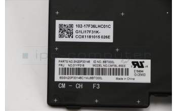 Lenovo 01YP316 Interne Tastatur, Estnisch, Schwarz, Hintergrundbeleuchtung