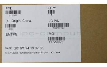 Lenovo 01YP485 Keyboard Internal, Arabic, Black, US