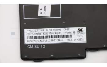 Lenovo 01YP534 Keyboard Internal, Hebrew, Black, Backlight, US