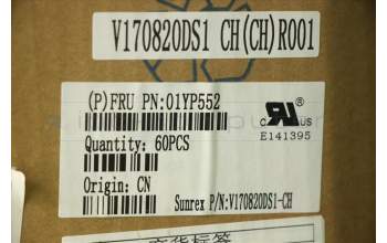 Lenovo 01YP552 FRU COMO FL, SRX, Tastatur mit Hintergrundbeleuchtung, BK, TW