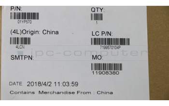 Lenovo 01YP570 NB_KYB FRU COMO NM,CHY,KB,BK,ES