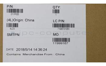 Lenovo 01YP635 NB_KYB FRU COMO NM,CHY,KB-BL,BK,IN