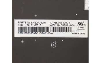 Lenovo 01YP812 NB_KYB FRU COMO SK,CHY,KB,SV,DE