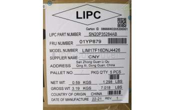 Lenovo 01YP879 Interne Tastatur, Skandinavien, silber, Hintergrundbeleuchtung