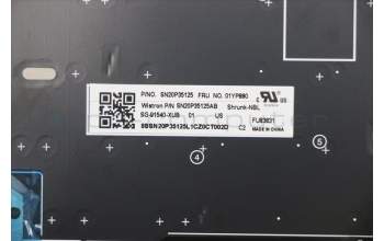 Lenovo 01YP880 NB_KYB FRU COMO SK,LTN,KB,SV,US