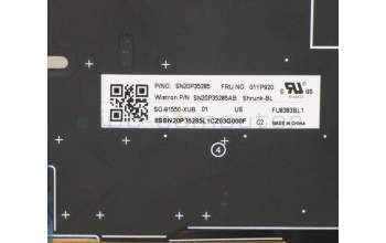 Lenovo 01YP920 NB_KYB FRU COMO SK,LTN,KB-BL,SV,US