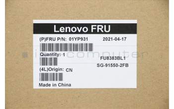 Lenovo 01YP931 NB_KYB FRU COMO SK,LTN,KB-BL,SV,FR