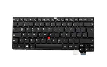 01YR058 Lenovo keyboard DE (german) black/black matte with mouse-stick