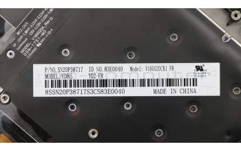 Lenovo 01YR576 MECH_ASM GRP_KBD_Bzl_FR,FPR,BK,SUN
