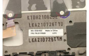 Lenovo 01YR589 MECH_ASM GRP_KBD_Bzl_NRD,FPR,BK,SUN