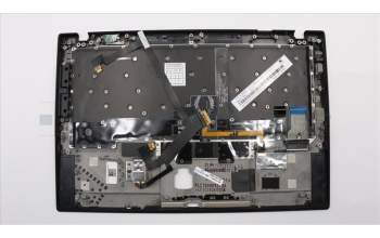 Lenovo 01YR662 MECH_ASM GRP_KBD_Bzl_PT,FPR_NFC,BK,SUN