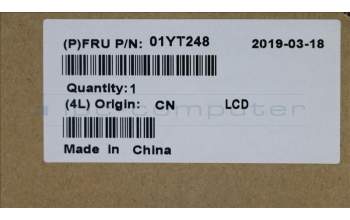 Lenovo 01YT248 Lenovo LCD Module TOUCHPANEL 14QHD300,IR BZL,LBO+AUO,AES2