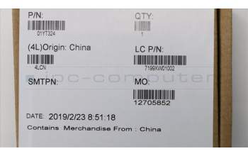 Lenovo 01YT324 CABLE CABLE,LCD,FHD,TP,WLAN