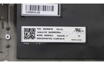 Lenovo 01YU782 C-Cover with keyboard,Italian,Backlight,Non_Fingerprint