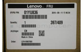Lenovo 01YU836 Lenovo DISPLAY,15.6\",FHD,Touch,Anti-Glare,IPS,250nit,45%NTSC