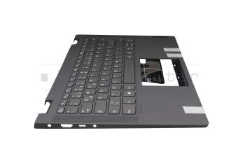 025.901N0.0001 original Wistron keyboard incl. topcase DE (german) dark grey/grey (platinum grey)