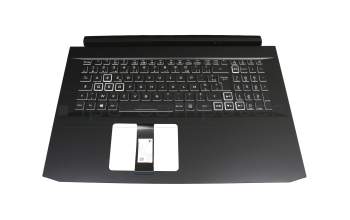 02505D43K201 original Acer keyboard incl. topcase FR (french) black/white/black with backlight (GTX 1660/RTX 2060)