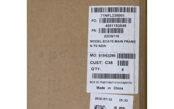 Lenovo 02CW118 MECH_ASM DCA70_MAINT_FRAME_NON_TS_N