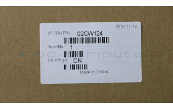 Lenovo 02CW124 MECH_ASM Front BEZEL Assy,T530,ROW,WST