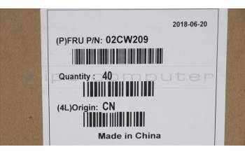 Lenovo 02CW209 MECHANICAL FXN, Rear WIFI COVER