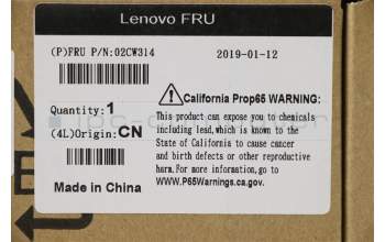 Lenovo 02CW314 MECHANICAL L2-Non DP Label