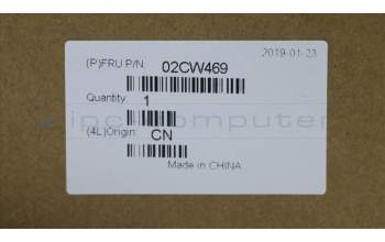 Lenovo 02CW469 MECH_ASM 340_HINGE_COVER-ASSY(WHITE)
