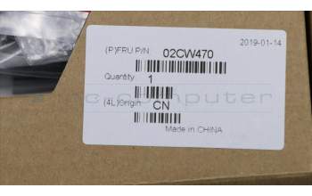 Lenovo 02CW470 MECH_ASM 340_HINGE_COVER-ASSY(BLACK)