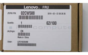Lenovo 02CW588 MECH_ASM Lock Kit, common key,AVC